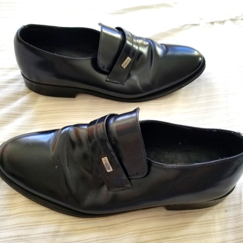 Men's Ferrato black shoes 9.5
